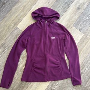 The North Face Women's Size Small Full Zip Fleece Jacket Purple